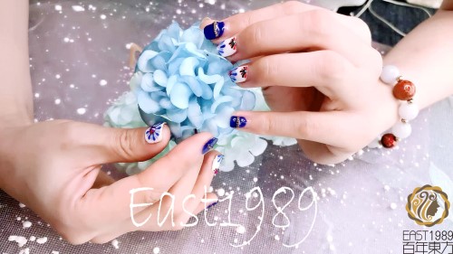  青花美甲怎么做？保定東方技工學(xué)校教你巧做美甲！