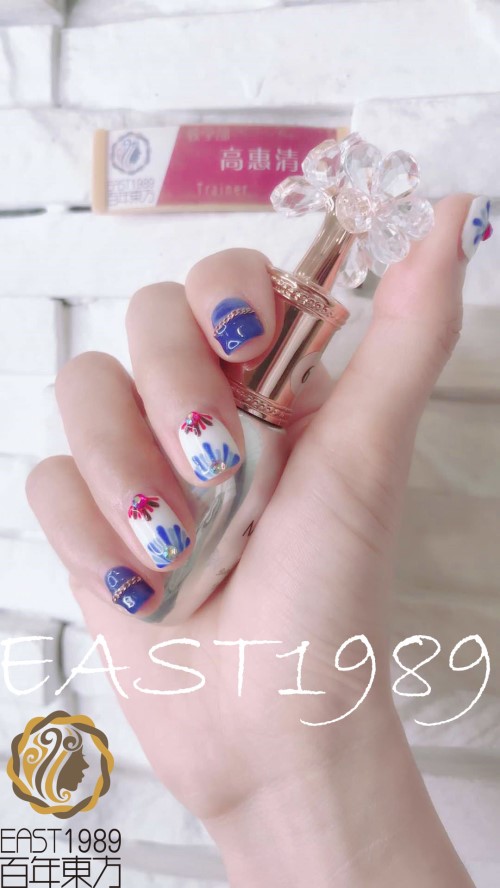  青花美甲怎么做？保定東方技工學(xué)校教你巧做美甲！