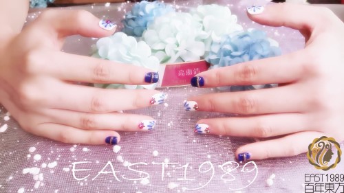  青花美甲怎么做？保定東方技工學(xué)校教你巧做美甲！